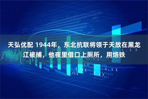 天弘优配 1944年，东北抗联将领于天放在黑龙江被捕，他夜里借口上厕所，用烙铁