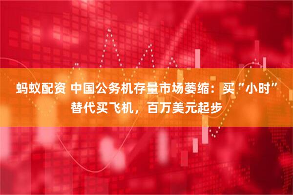 蚂蚁配资 中国公务机存量市场萎缩:买“小时”替代买飞机,百万美元起步